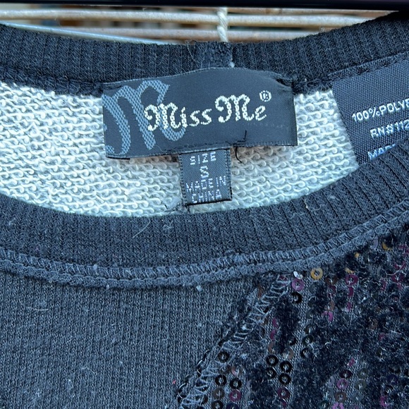 Miss me long sleeve top size small - Picture 2 of 4